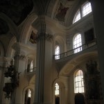innenseite der basilika weingarten