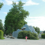 steine im wasser - abenteuerspielplatz vor sealife konstanz