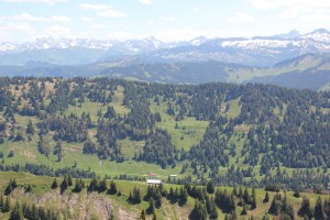 Blick über Alpen vom Hochgrat