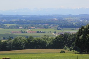 Blick über das Schussental von Aulendorf Ebisweiler