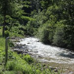 Fluss an der Talstation des Hochgrat