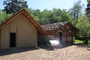 Steinzeithütten im Ferderseemuseum Bad Buchau