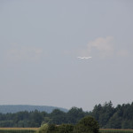 Flugzeug auf Platzrunde - Flugplatz Reute Bad Waldsee