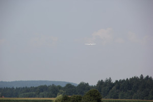 Flugzeug auf Platzrunde - Flugplatz Reute Bad Waldsee
