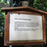 Infoschild Waldlehrpfad Tannenbühl