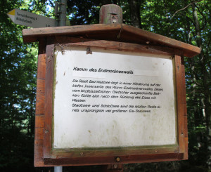 Infoschild Waldlehrpfad Tannenbühl
