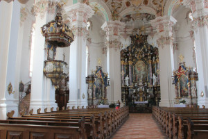 Innenraum der Wallfahrtskirche Steinhausen