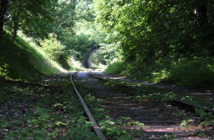 Stillgelegte Bahnlinie Schussenursprung Bad Schussenried