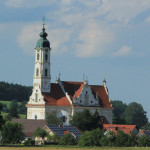 Wallfahrtskirche Steinhausen aus der Nähe