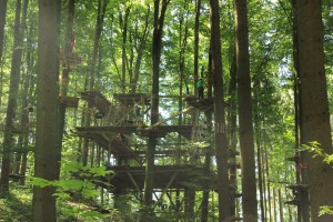 Zentralpodest Abenteuerkletterpark Tannenbühl Bad Waldsee