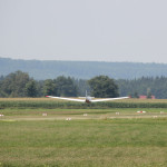 flugzeug auf Flugplatz Reute Bad Waldsee