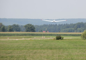 start eines flugzeugs Flugplatz Reute Bad Waldsee