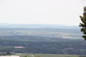 Blick vom Burgturm Bussen Oberschwaben