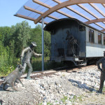 Figuren der Schwäbischen Eisenbahn - Bahnhof Durlesbach