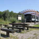 Figuren und Lok Bahnhof Durlesbach