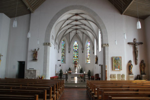 Kirche innen Bussen Oberschwaben