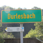 Ortsschild Durlesbach
