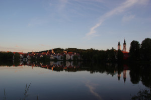 Bad Waldsee-Skyline vom Stadtsee