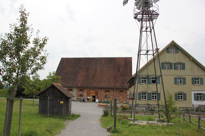 Eingang zum Bauernhaus Museum Wolfegg