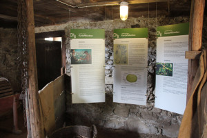 Erklärungen im Bauernhaus Museum Wolfegg