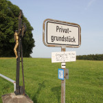 Schild zur Grabener Höhe