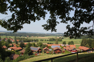 Blick nach Nordwesten - Aussichtspunkt Alttann Lindele