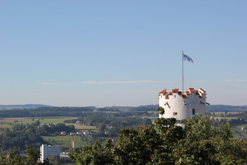 Mehlsack Ravensburg | Mittelalterlicher Turm in Oberschwaben