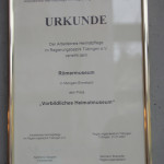 Auszeichnung Römermuseum Mengen Ennetach