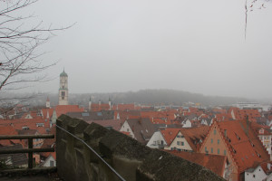 Biberach im nebel