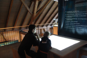 Multimedia Tisch Römermuseum Mengen Ennetach