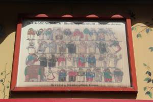 Schautafel Bierkrugmuseum Bad Schussenried