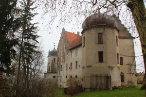 Seite des Schloss Warthausen
