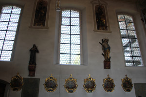 Barocke Verzierungen Kirche Bergatreute