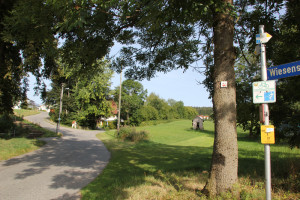 Weg zur Kapelle in Haisterkirch