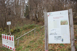 Archäologischer Wanderweg Station 3