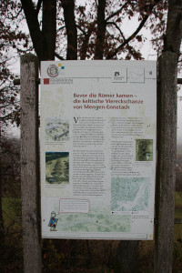 Archäologischer Wanderweg Station 8