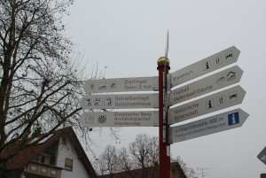 Schilder in Mengen