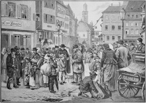 Tiroler Kinder Markt Ravensburg 19 jahrhundert