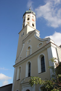 Barocke Front Kirche Eberhardzell