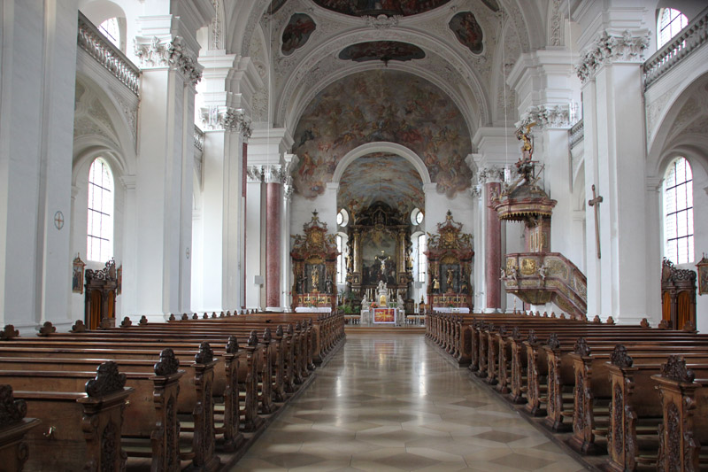 Innenraum Klosterkirche Weißenau
