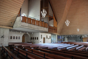 Kirchen modernes Querschiff Eberhardzell