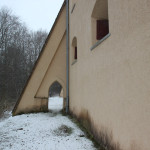 Stütze und Durchgang Burg Königseggwald