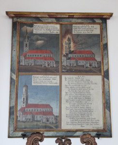 Brandtafel Kirche Biberach