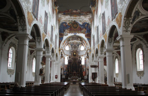Innenraum Kirche Biberach