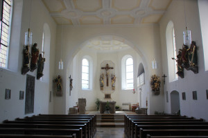 Altarraum Kirche St Andreas Untermarchtal