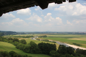50 Blick auf Donautal Heuneburg Wehrgang
