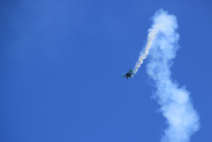 53 Flugshow mit Rauch