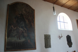 Gedenktafeln und Gemälde Eintürnen Berg Kirche
