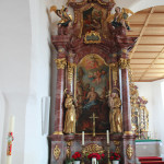 Linker Seitenaltar Eintürnen Berg Kirche