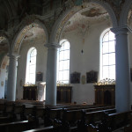 Seite des Langhaus Kißlegg Kirche